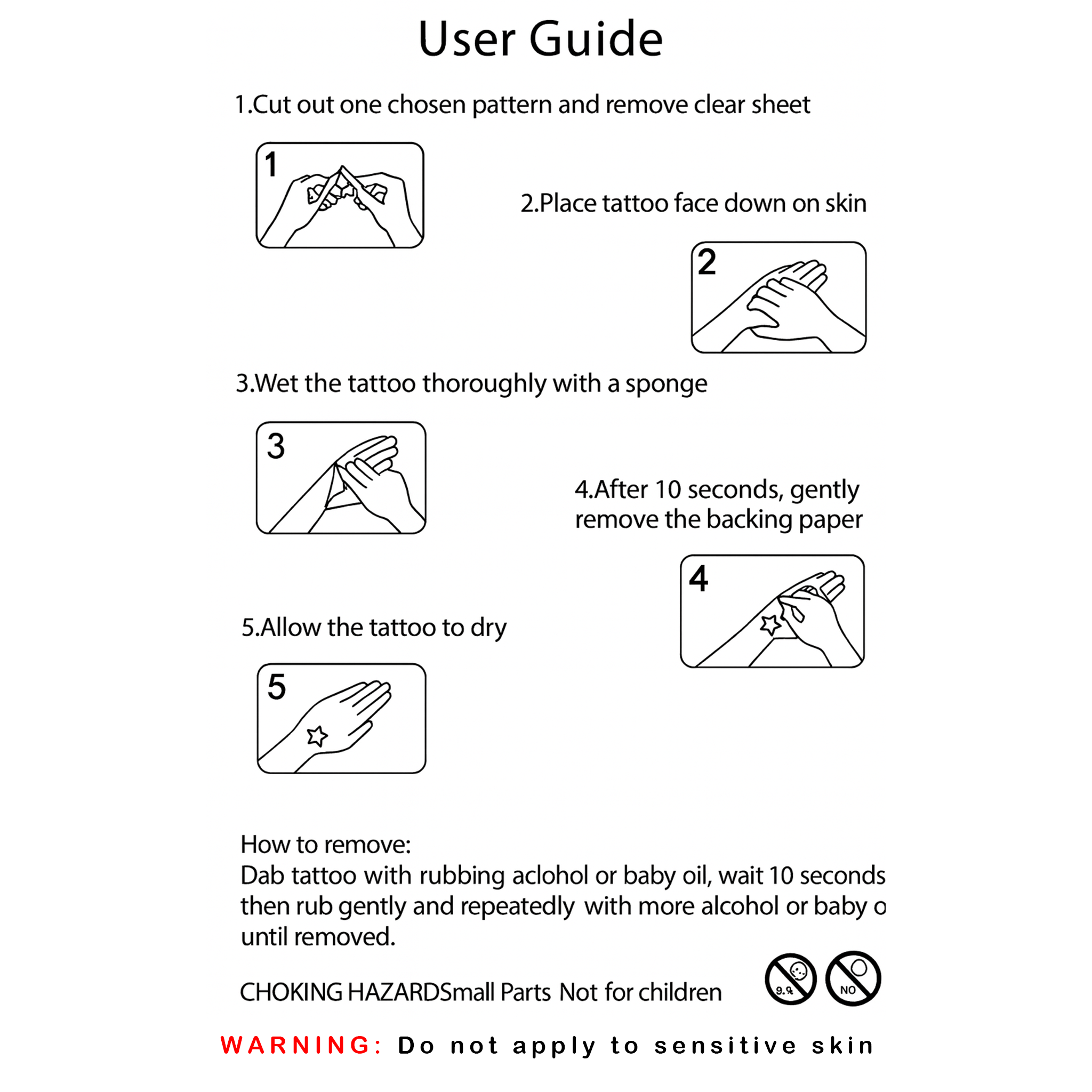 Egypt Flag Tattoo Stickers