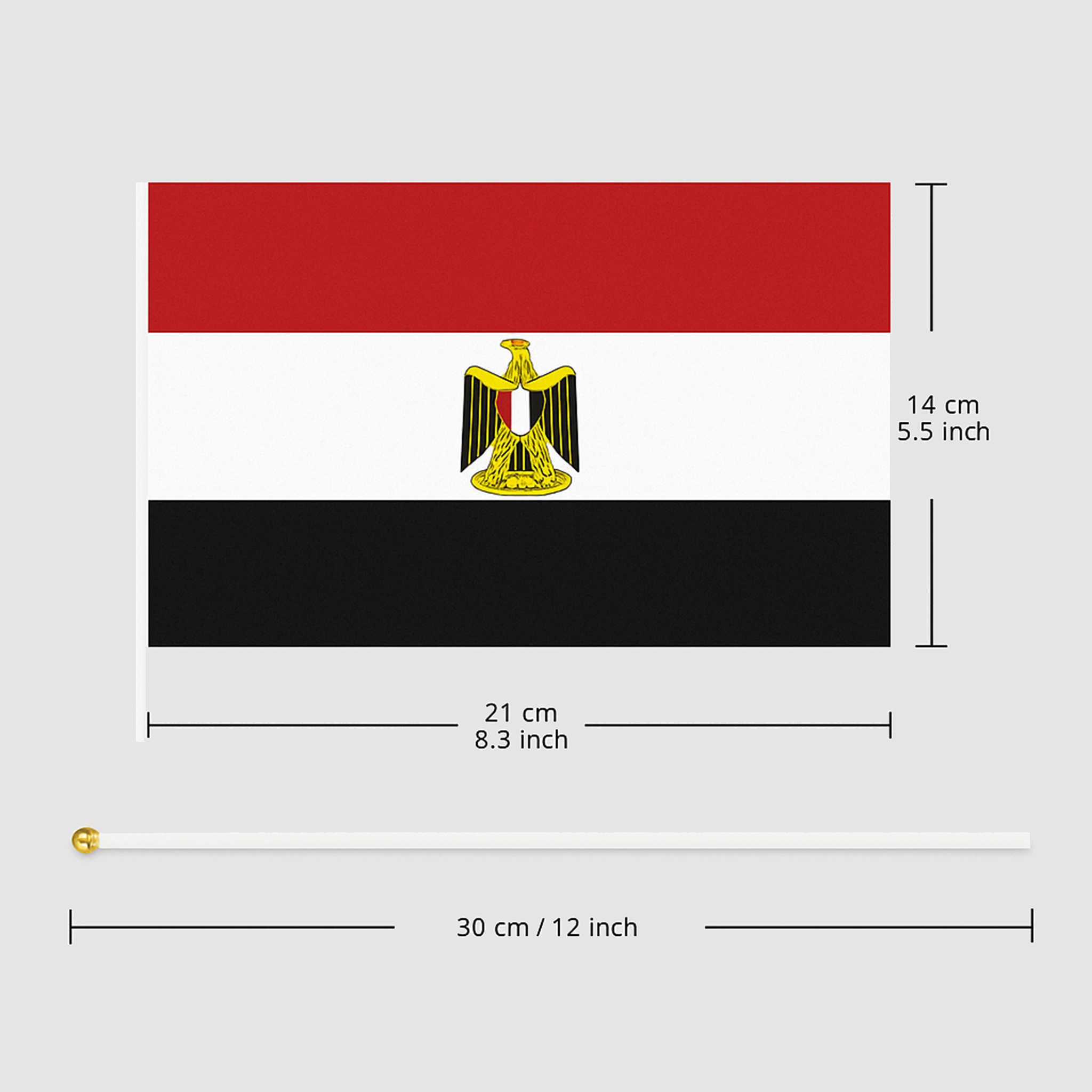 Egypt Mini Hand Waving Flag
