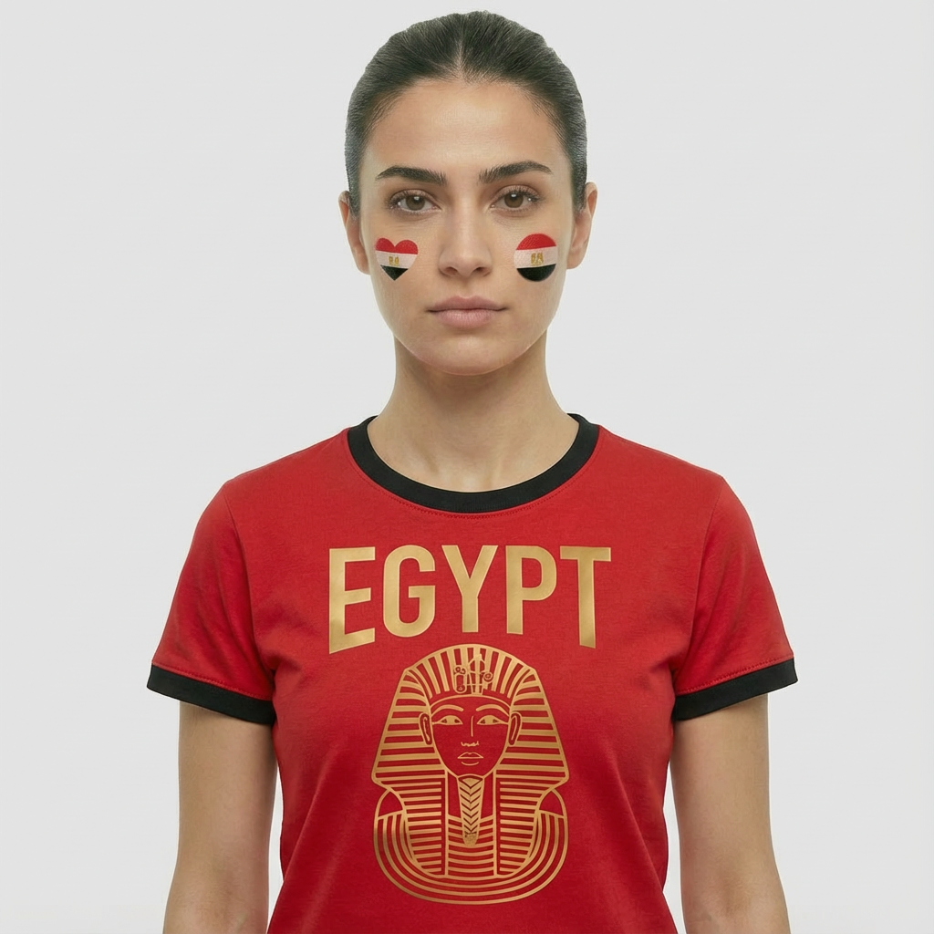 Egypt Flag Tattoo Stickers