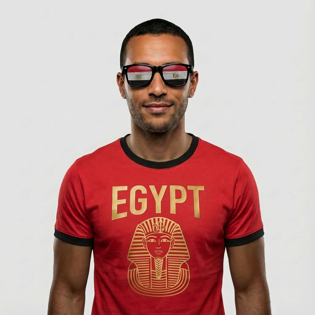 Egypt Flag Fan Sunglasses