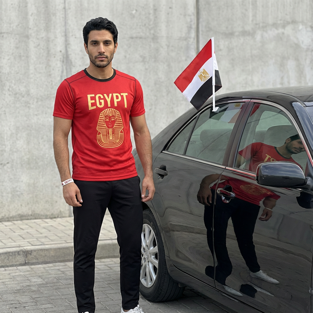 Egypt Car Window Flag