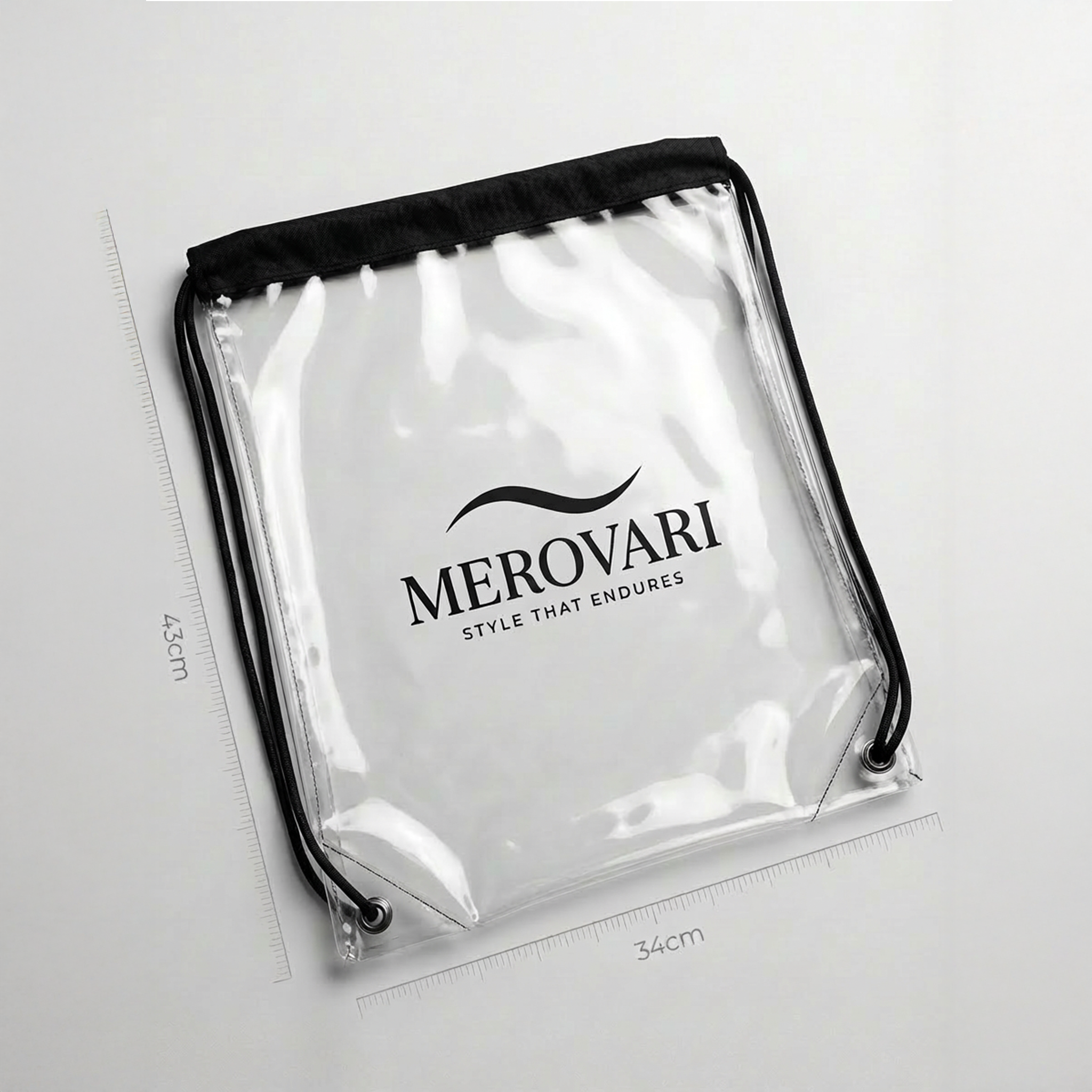 Clear Drawstring Bag