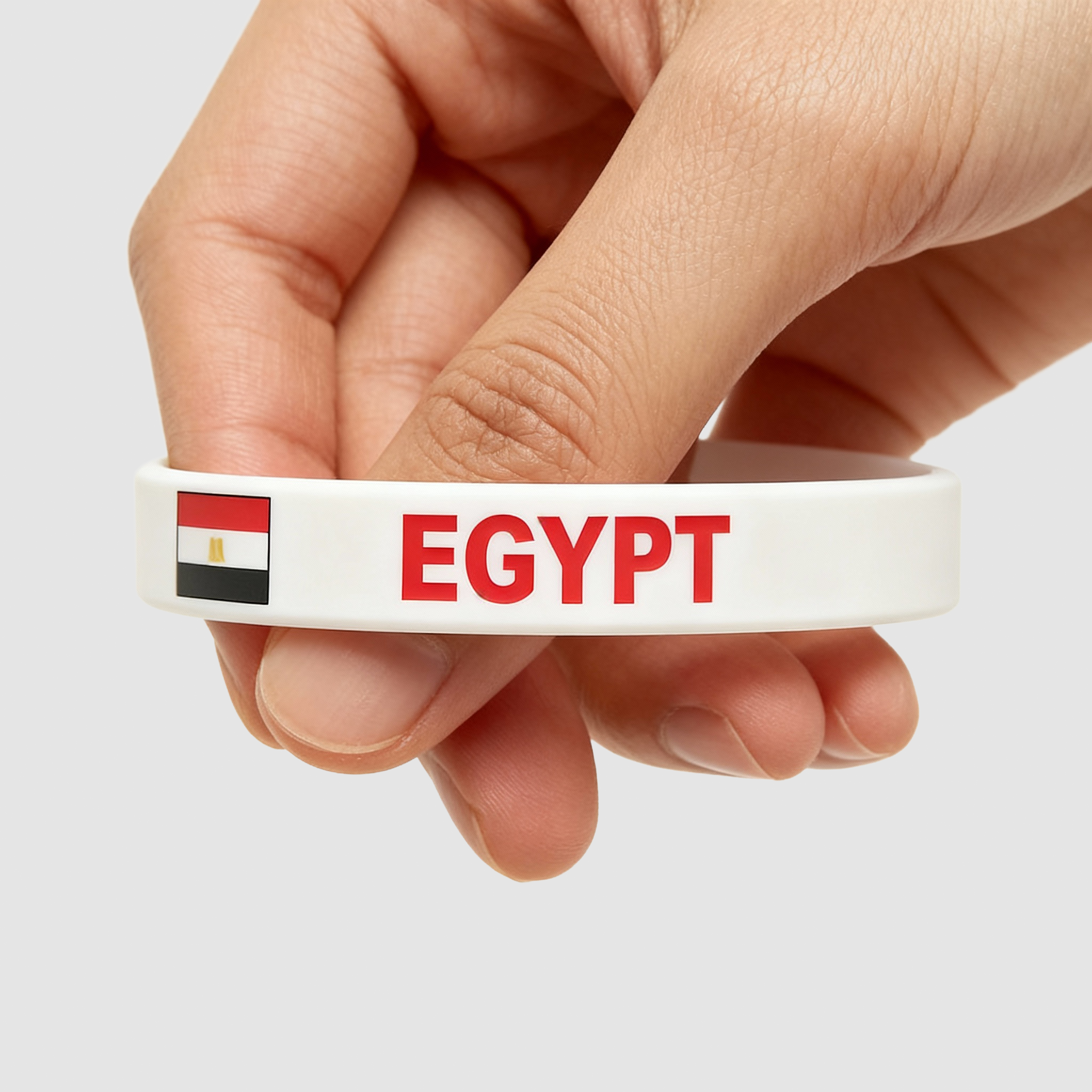 Egypt Flag Silicone Bracelet